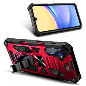 Rugged Armor [Galaxy A15 5G Case] w/ Magnetic Kickstand