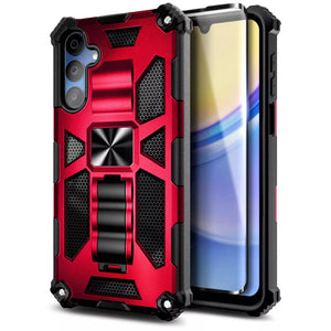 Rugged Armor [Galaxy A15 5G Case] w/ Magnetic Kickstand