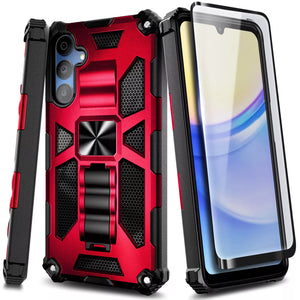 Rugged Armor [Galaxy A35 5G Case] w/ Magnetic Kickstand