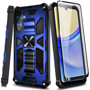 Rugged Armor [Galaxy A15 5G Case] w/ Magnetic Kickstand