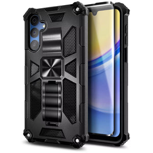 Rugged Armor [Galaxy A15 5G Case] w/ Magnetic Kickstand