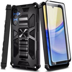 Rugged Armor [Galaxy A15 5G Case] w/ Magnetic Kickstand